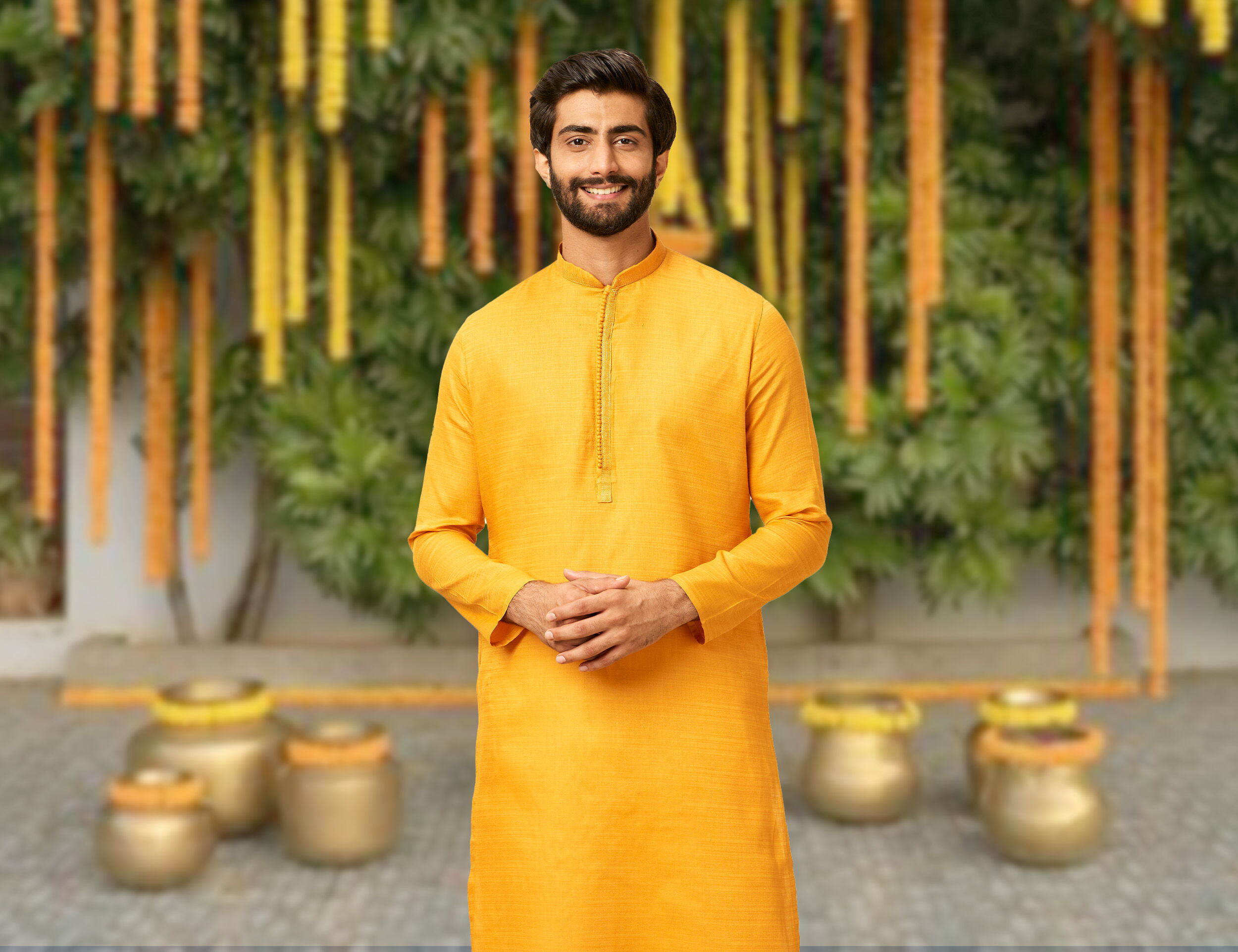 Statement ombre kurta set from Manyavar